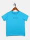 Boys Blue Plain T-Shirt