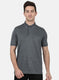 Mens Grey Plain T-Shirt
