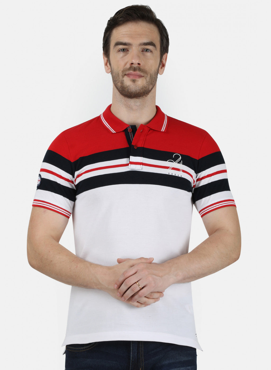 Mens Red Stripe T-Shirt