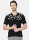 Mens Black Plain T-Shirt