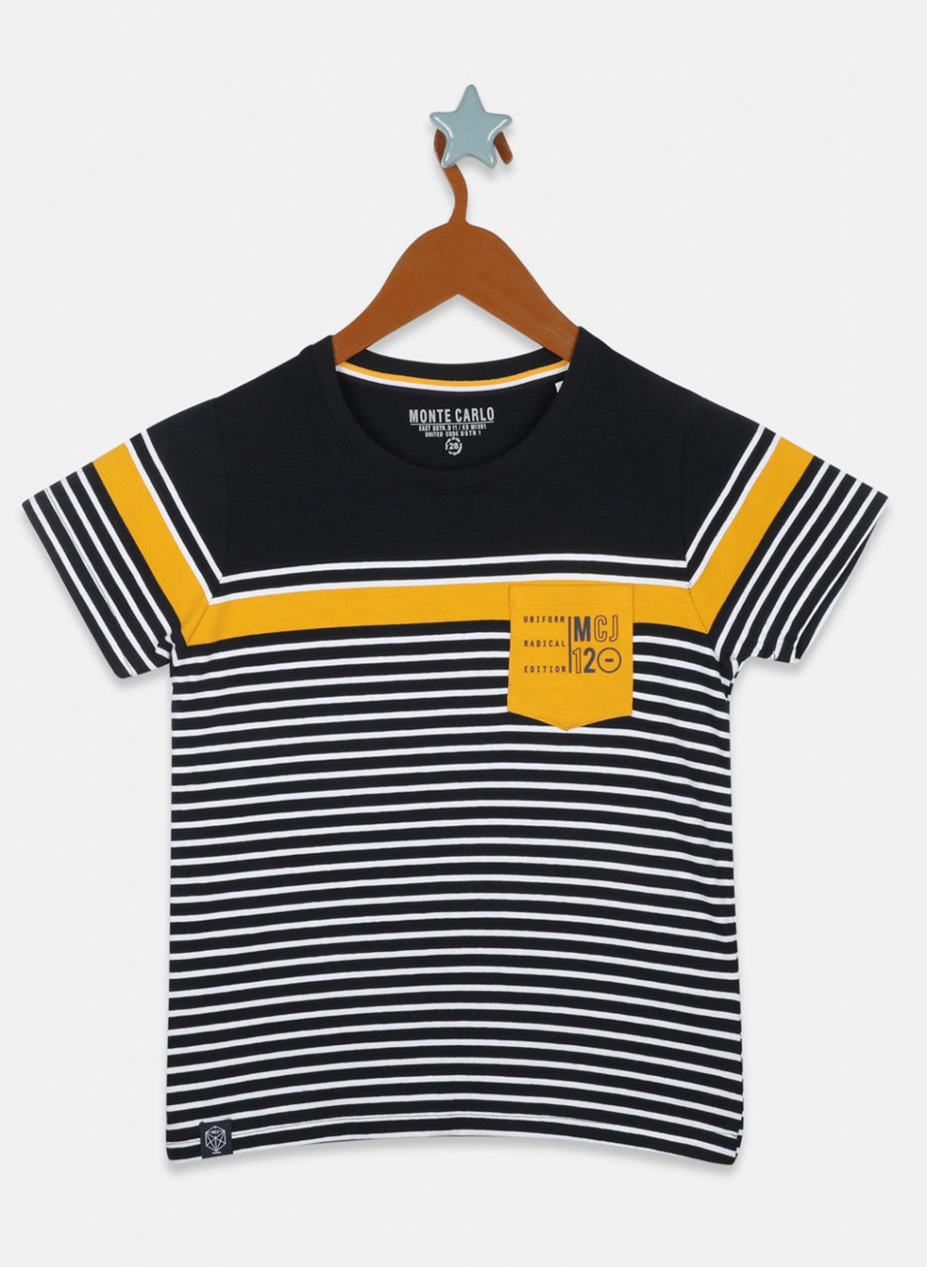 Boys Mustard Stripe T-Shirt