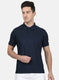Mens NAvy Blue Plain T-Shirt