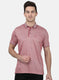 Mens Maroon Plain T-Shirt