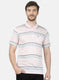 Mens Pink Stripe T-Shirt