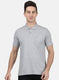 Mens Grey Plain T-Shirt