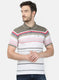 Mens Multi Color Stripe T-Shirt
