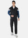 Men Black Plain Tracksuit