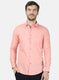 Mens Pink Printed Shirt