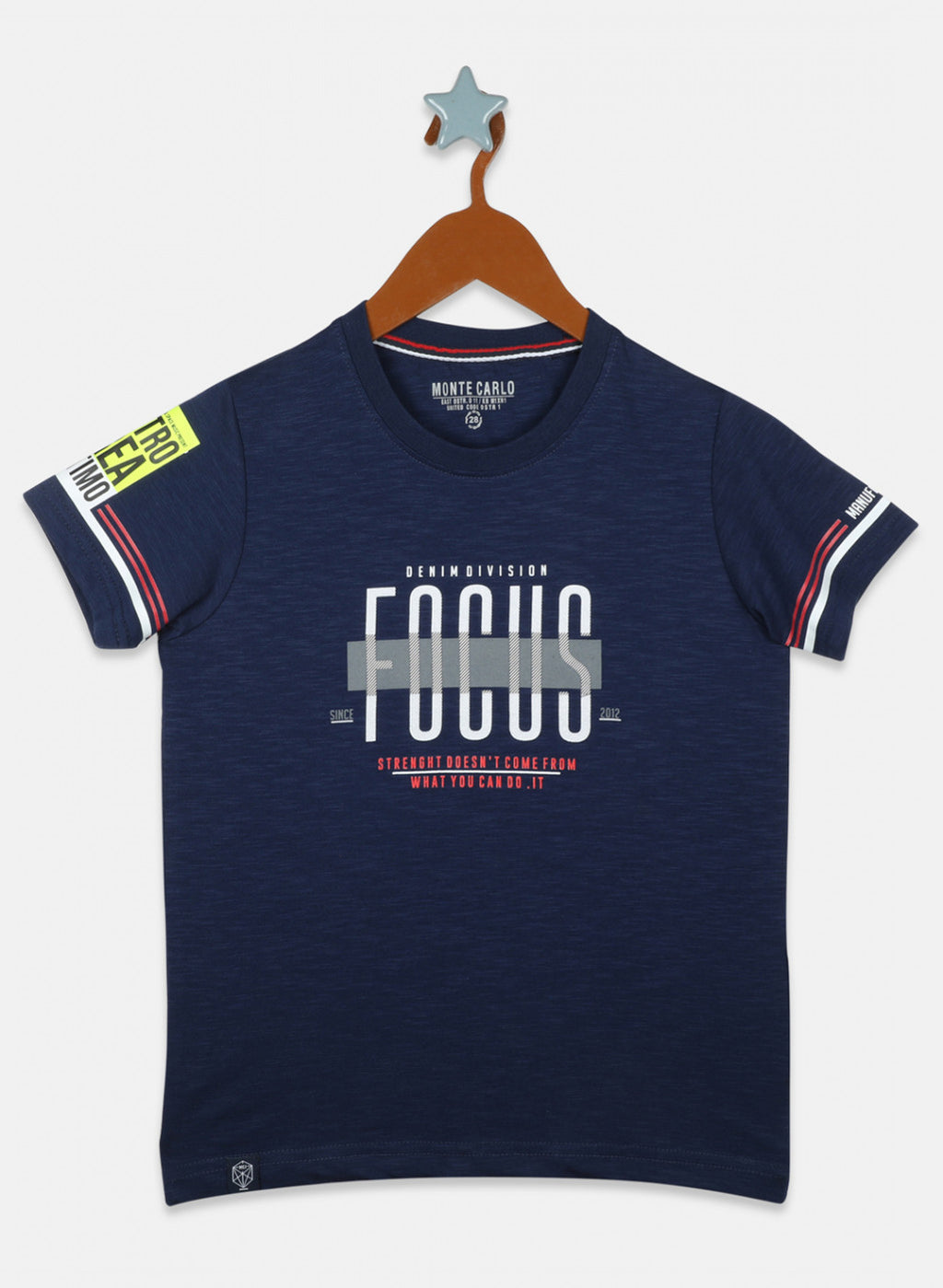 Boys Blue Printed T-Shirt