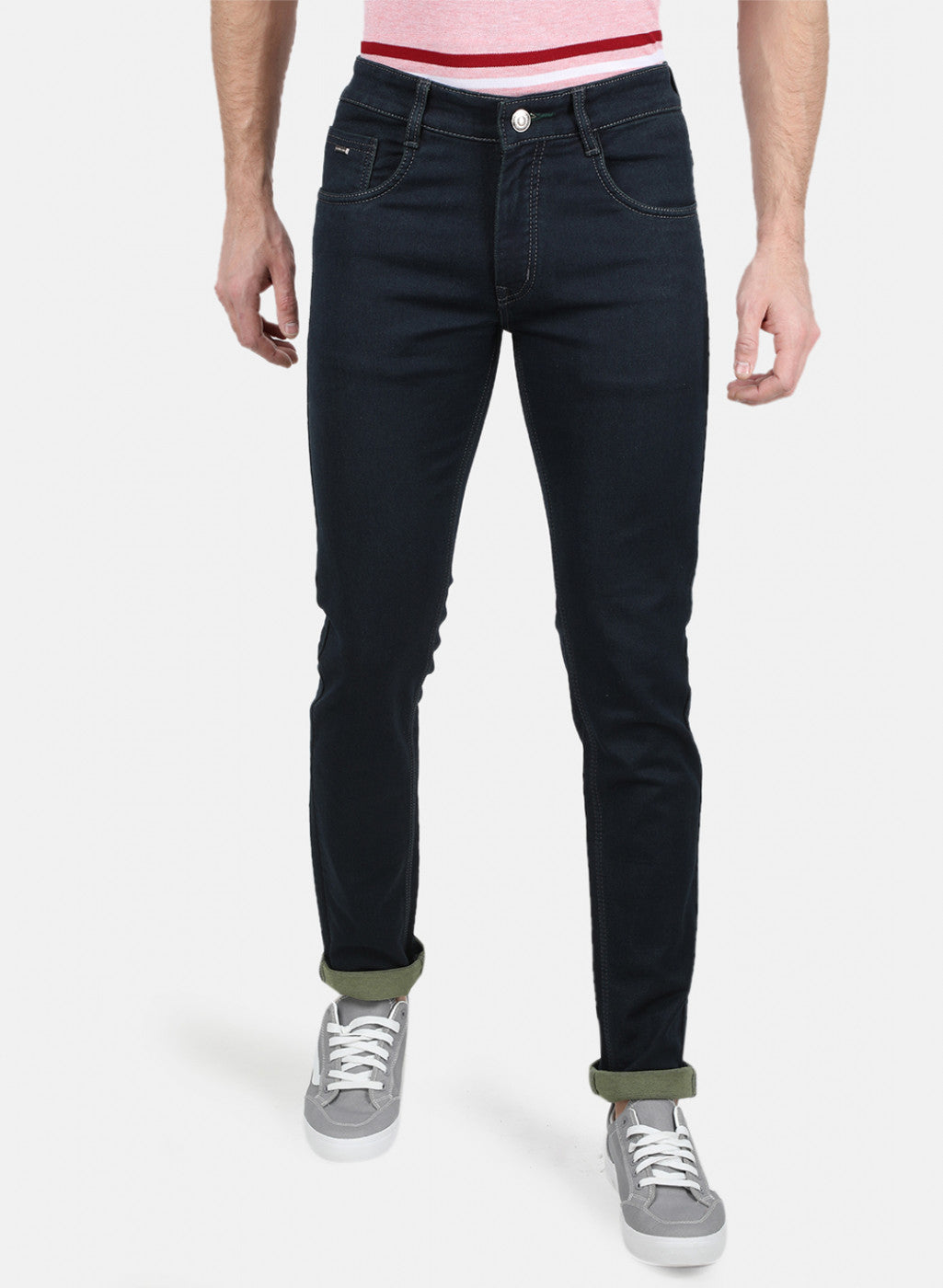 Mens Blue Skinny Denim
