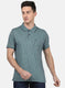 Mens Green Stripe T-Shirt