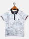 Boys Blue Printed T-Shirts