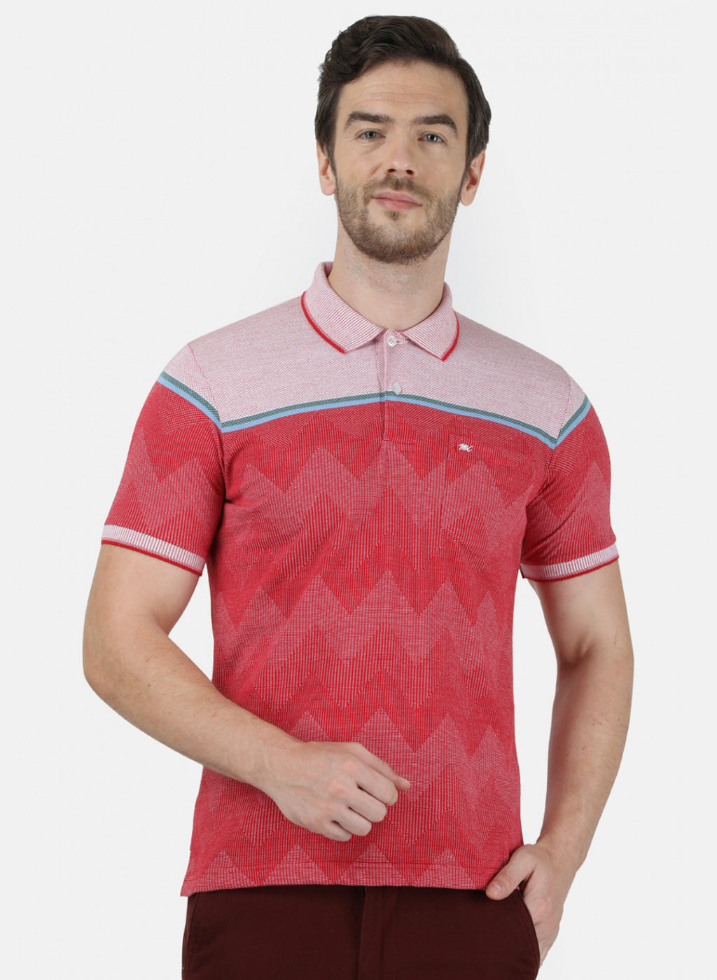 Mens Red Stripe T-Shirt