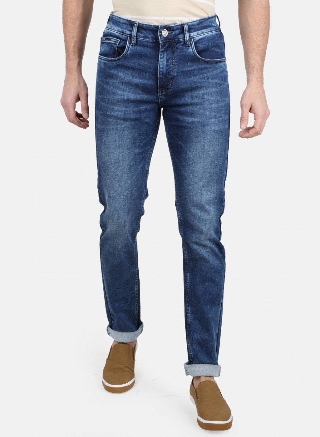 Mens Blue NArrow Denim