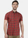 Mens Red Check Shirts