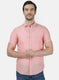 Mens Light Pink Check Shirt