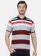 Mens Multi Color Stripe T-Shirt