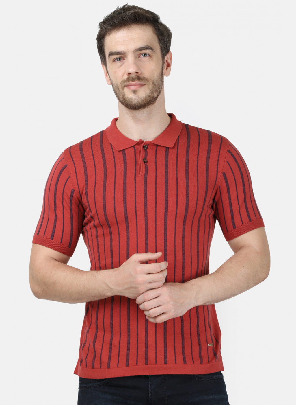 Mens Red Stripe T-Shirt