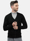 Men Black Solid Cardigan