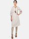 Womens Beige Stripe Tunic
