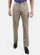 Men Khaki Plain Trousers