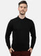 Men Black Collar T-Shirt