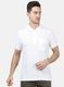 Mens White Plain T-Shirts