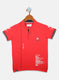 Boys Red Printed T-Shirts