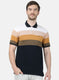 Mens Mustard Stripe T-Shirt