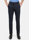 Men NAvy Blue Plain Trousers