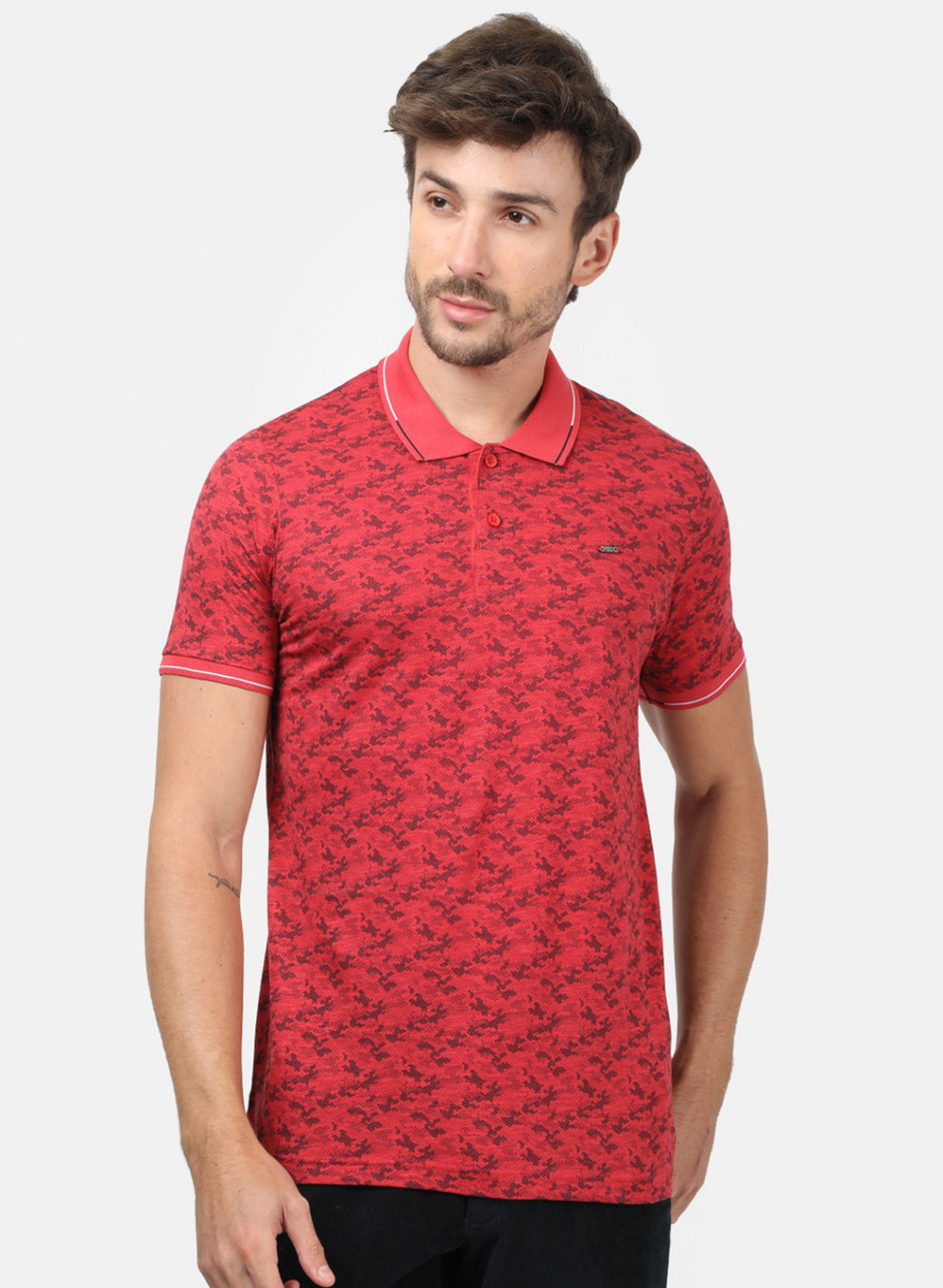Men Red Printed T-Shirts