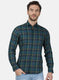 Mens Green Check Shirt