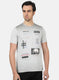 Men Grey Printed T-Shirts