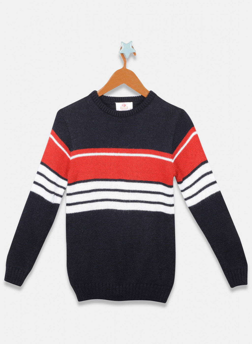 Oswal NAvy Multi Color Boys Pullover