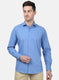 Mens Blue Solid Shirts