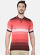 Mens Maroon Plain T-Shirt