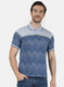 Mens Blue Stripe T-Shirt