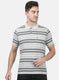 Mens Grey Stripe T-Shirts