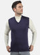 Men Purple Solid Sweater