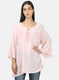 Womens Pink Plain Top