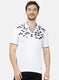 Mens White Printed T-Shirt