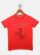 Boys Red Printed T-Shirts