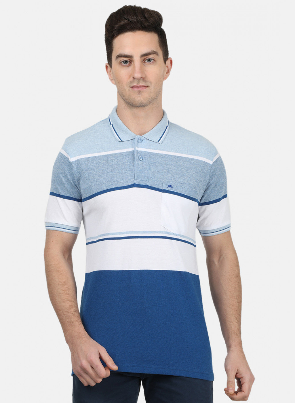 Mens Blue Stripe T-Shirt