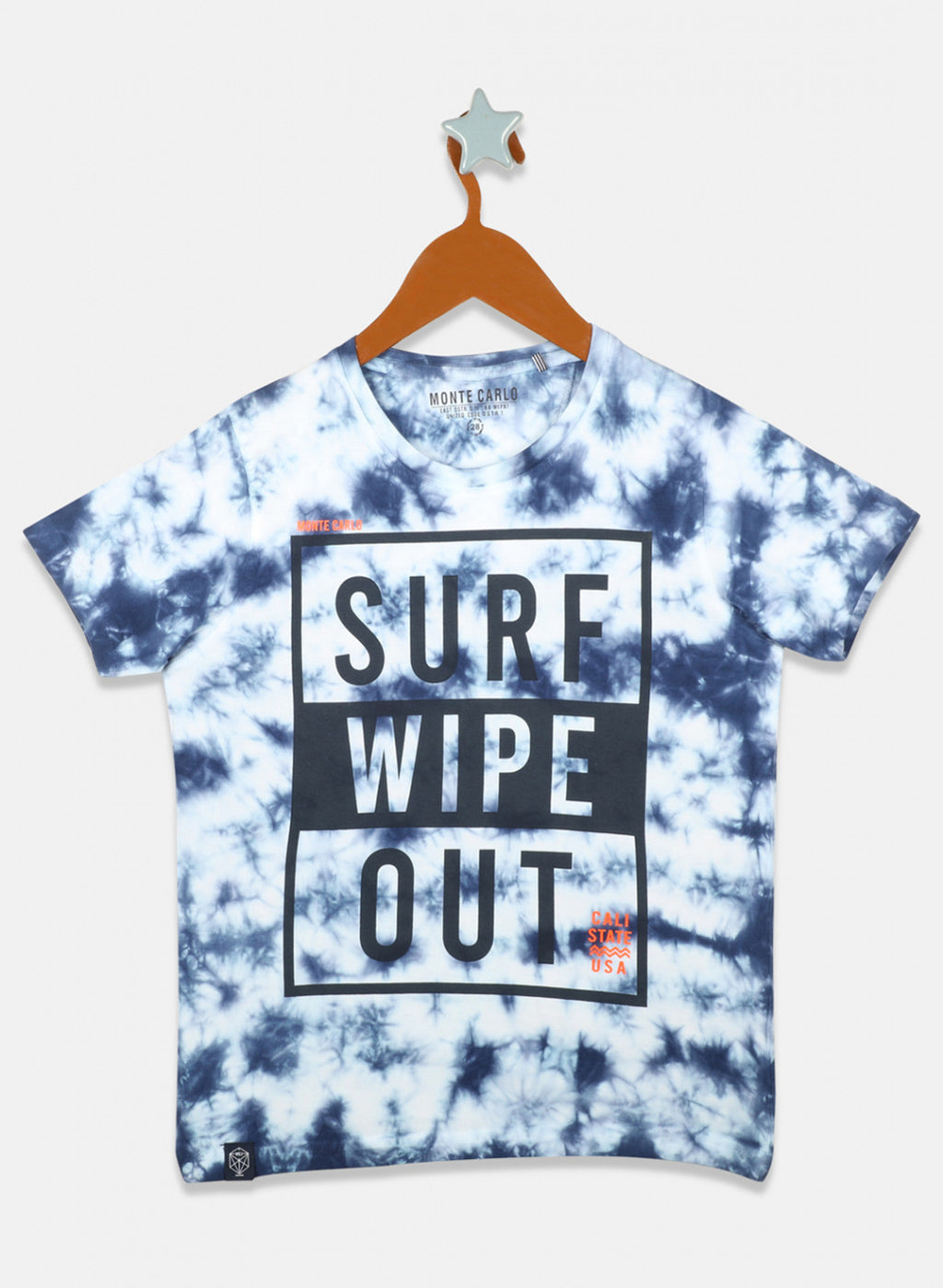 Boys Blue Printed T-Shirts