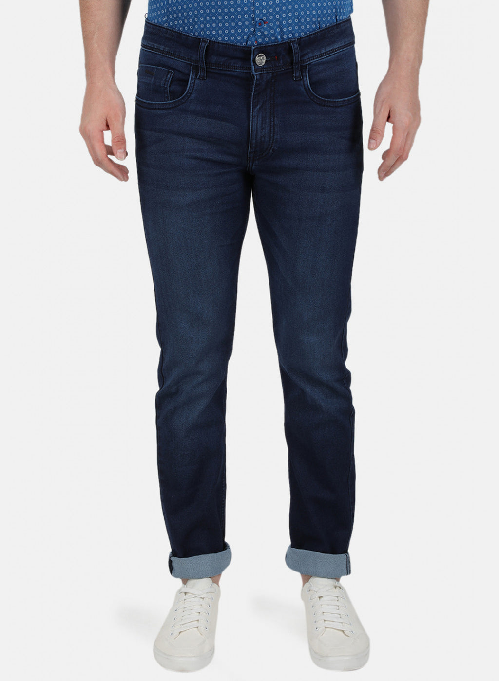 Mens Blue Skinny Denim