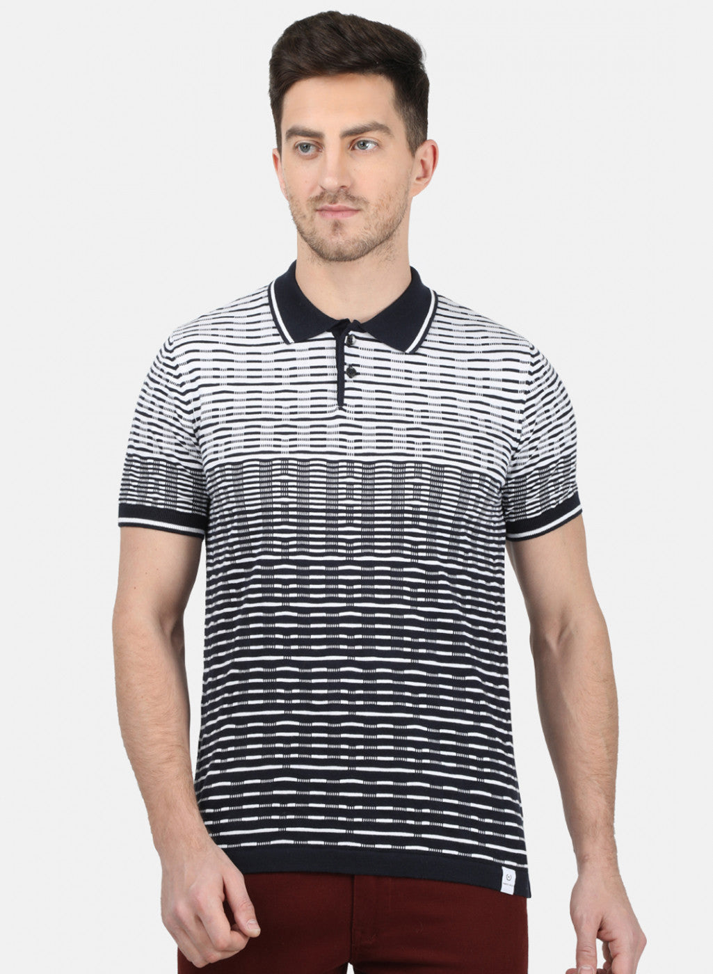 Mens NAvy Blue Plain T-Shirt