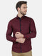 Mens Maroon Stripe Shirt
