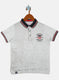 Boys Grey Printed T-Shirts
