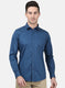 Mens NAvy Blue Solid Shirts