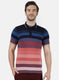 Mens Multi Color Stripe T-Shirt